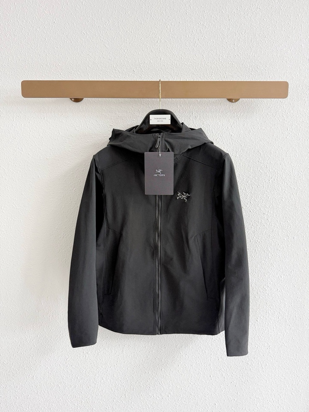 Arc'teryx Black Performance Hooded Jacket